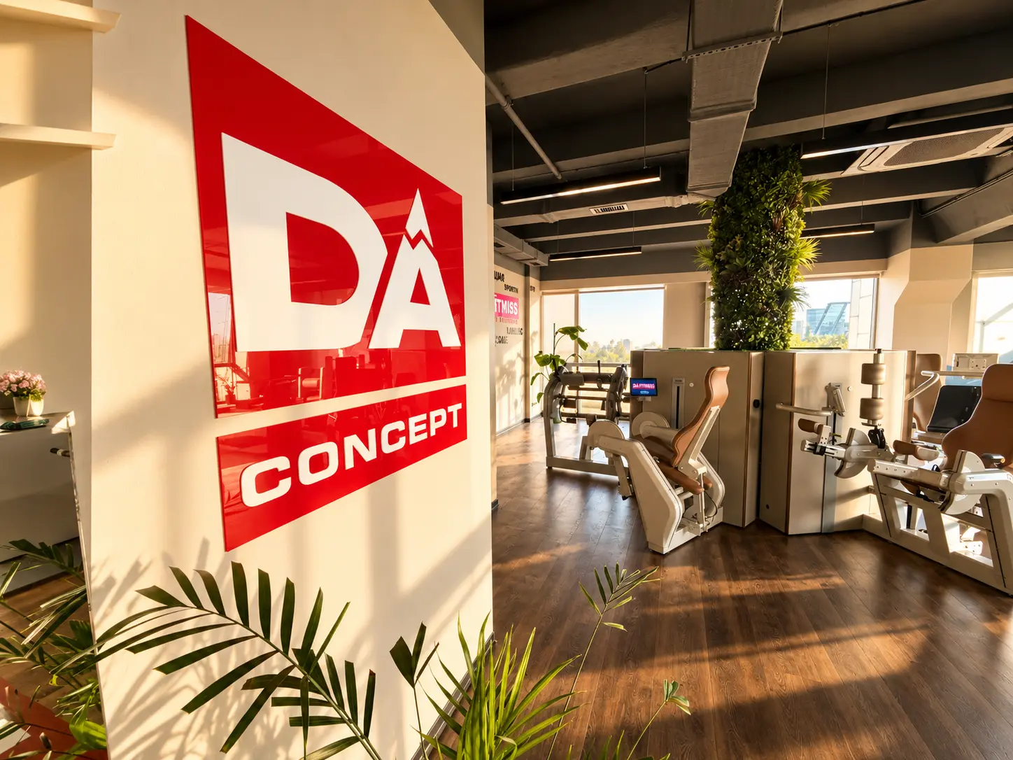 DA-CONCEPT-Logo und Geräte im Studio